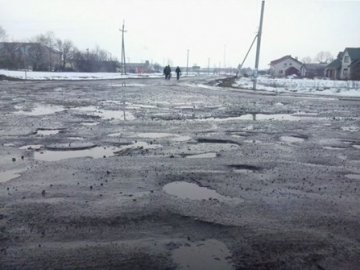 У Луцьку через погані дороги створили громадську організацію