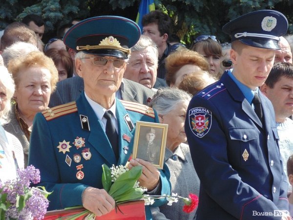 У Луцьку відзначили День Перемоги. ФОТО