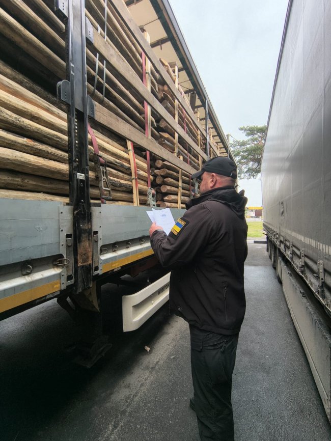 Через «Ягодин» намагалися незаконно вивезти з України 29 тонн сосни 