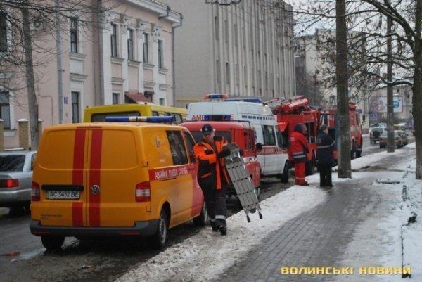 У Луцьку була фальшива пожежа. ФОТО