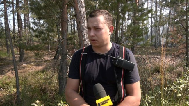 На Волині третю добу поспіль гасять лісову пожежу. ВІДЕО