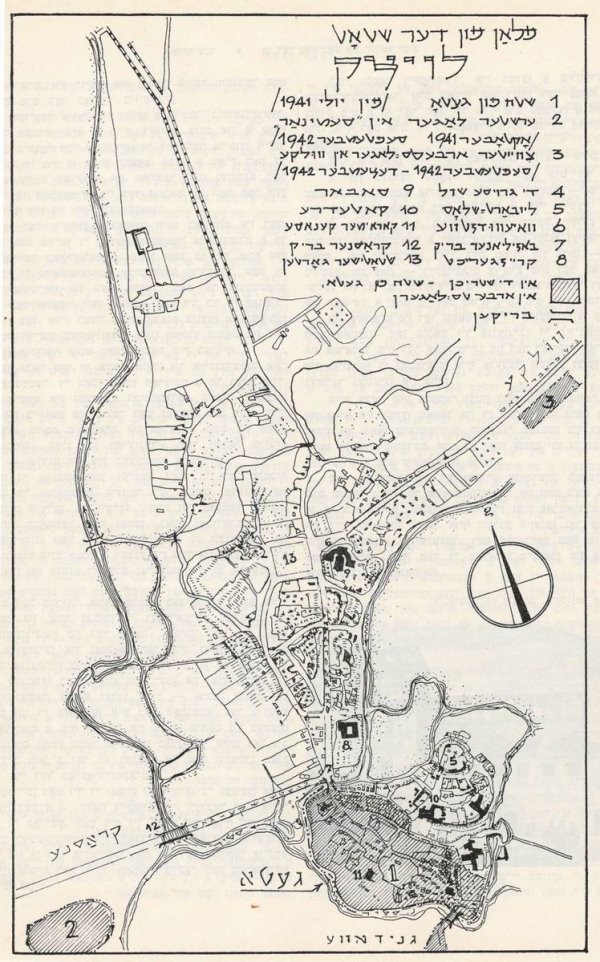 Єврейські гетто в Луцьку часів Другої світової війни: перше в нинішній частині старого міста, друге - на Красному, третє - на теперішньому проспекті Волі (Педколедж)