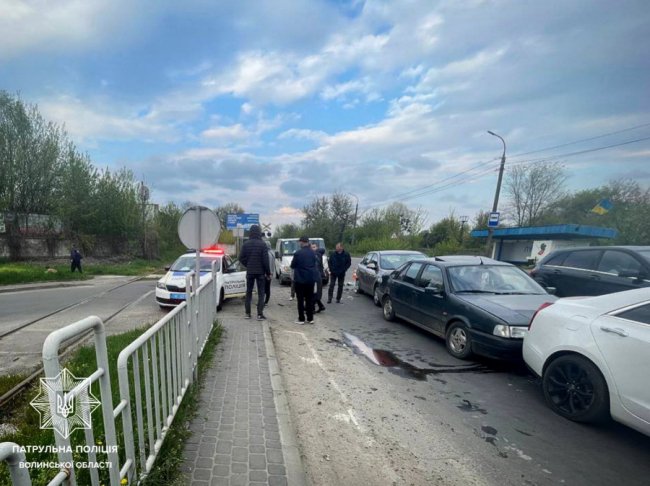 У Луцьку п'яний водій скоїв ДТП: пошкодження отримали п'ять автівок