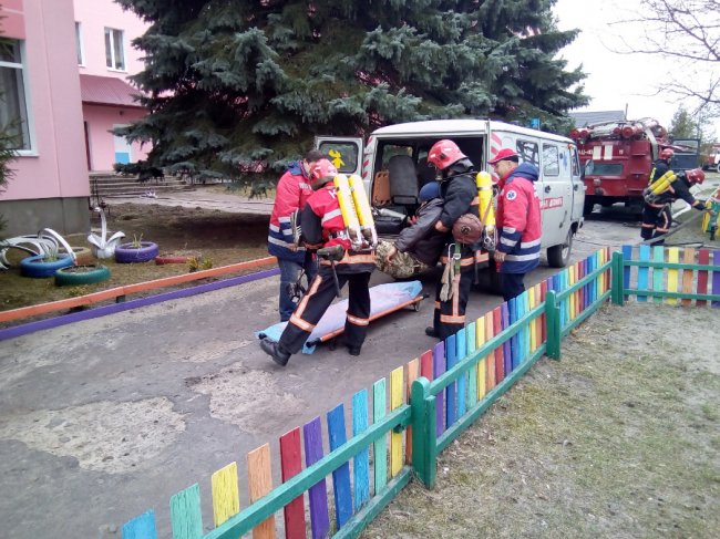 У Шацьку «горів» дитсадок. ФОТО