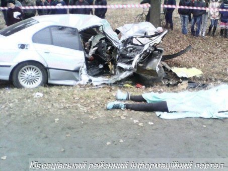 Під Луцьком - смертельна аварія. ФОТО