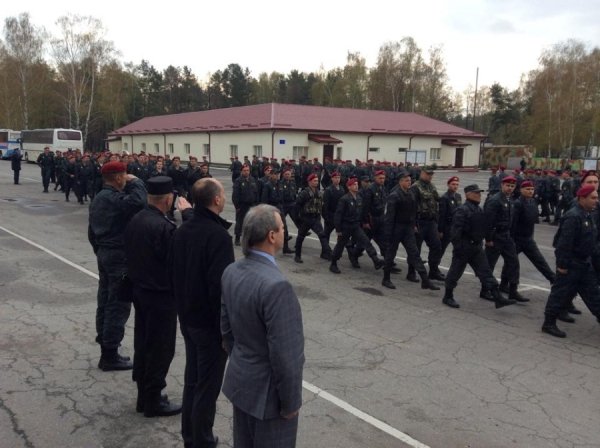 Бійці «Нацгвардії» відправилися на «передову». ФОТО