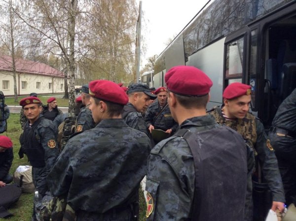 Бійці «Нацгвардії» відправилися на «передову». ФОТО