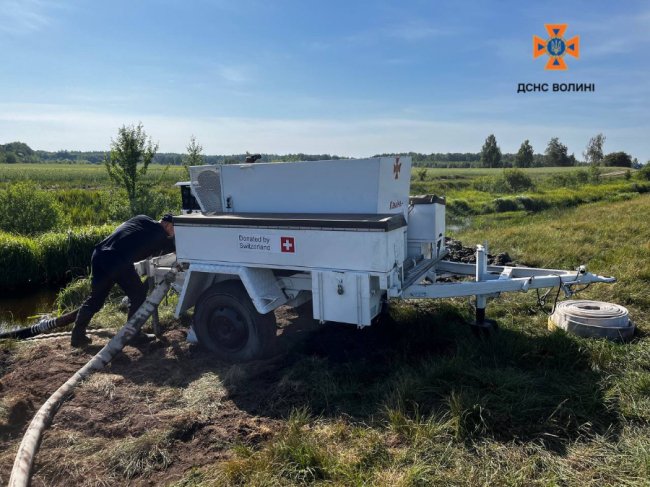 На Волині горіли торф'яники. ФОТО