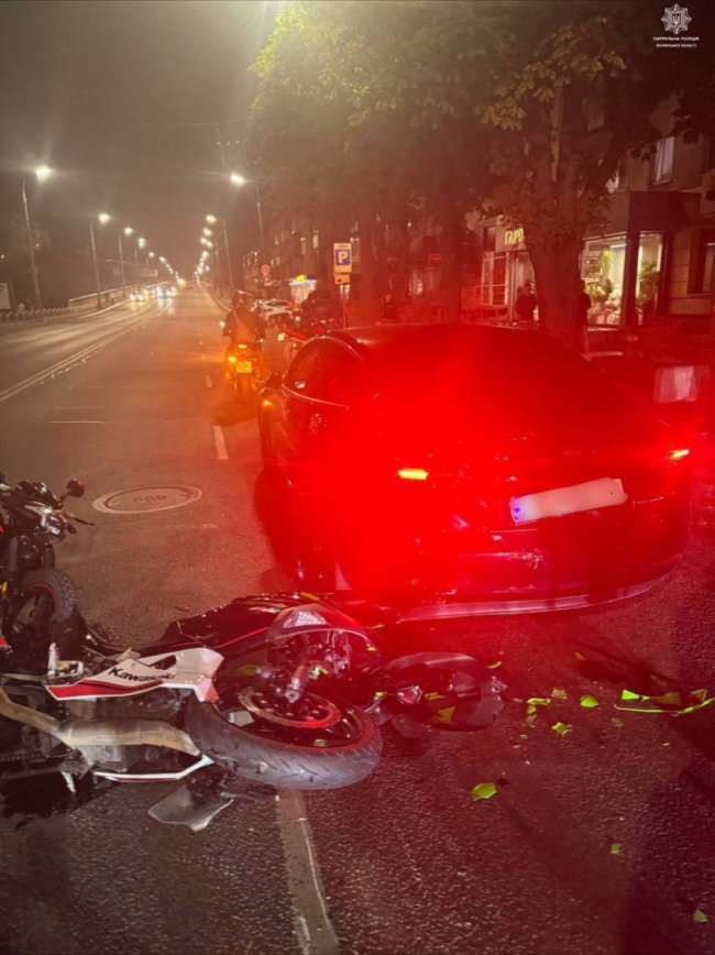 У Луцьку 23-річна мотоциклістка допустила зіткнення із іншим двоколісним