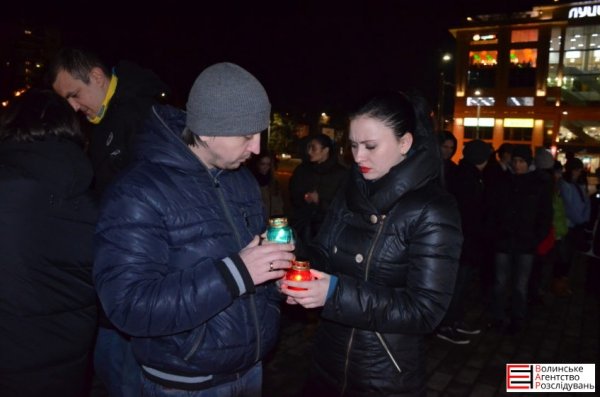 Луцьк: вшанували Небесну Сотню