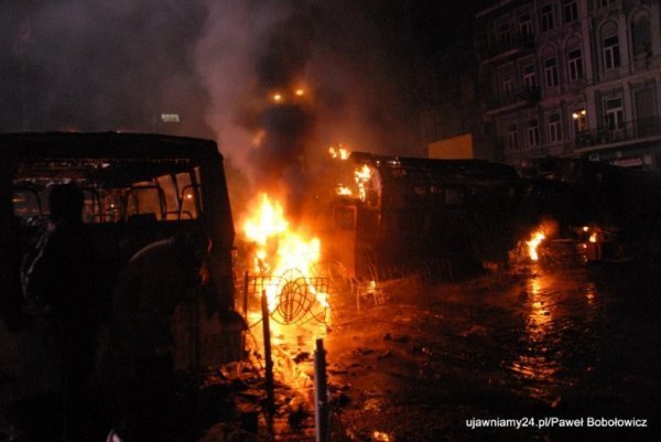 Сутички на Грушевського: фотовраження поляка