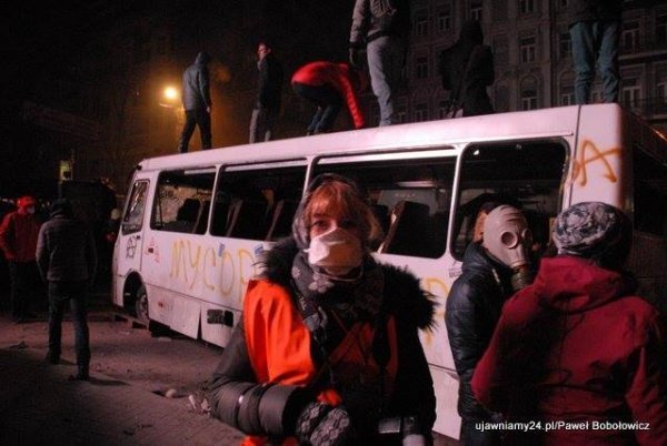 Сутички на Грушевського: фотовраження поляка