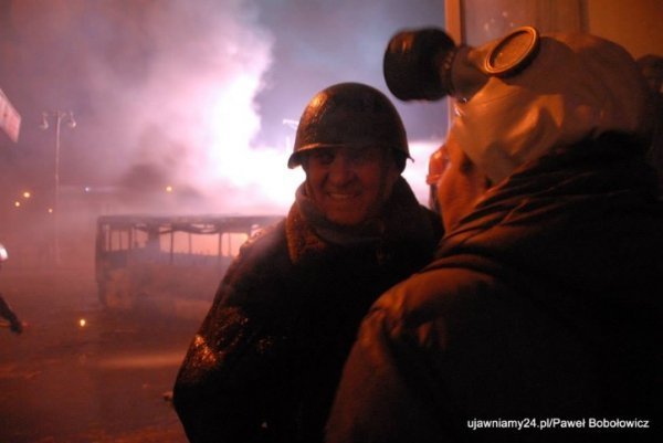 Сутички на Грушевського: фотовраження поляка