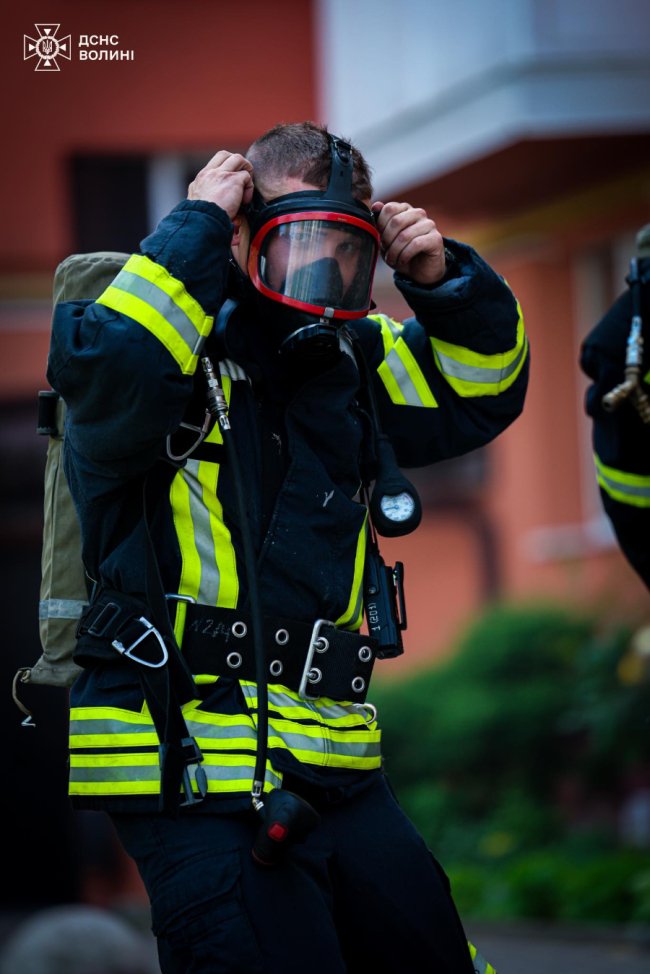 У Луцьку горіла квартира. ФОТО