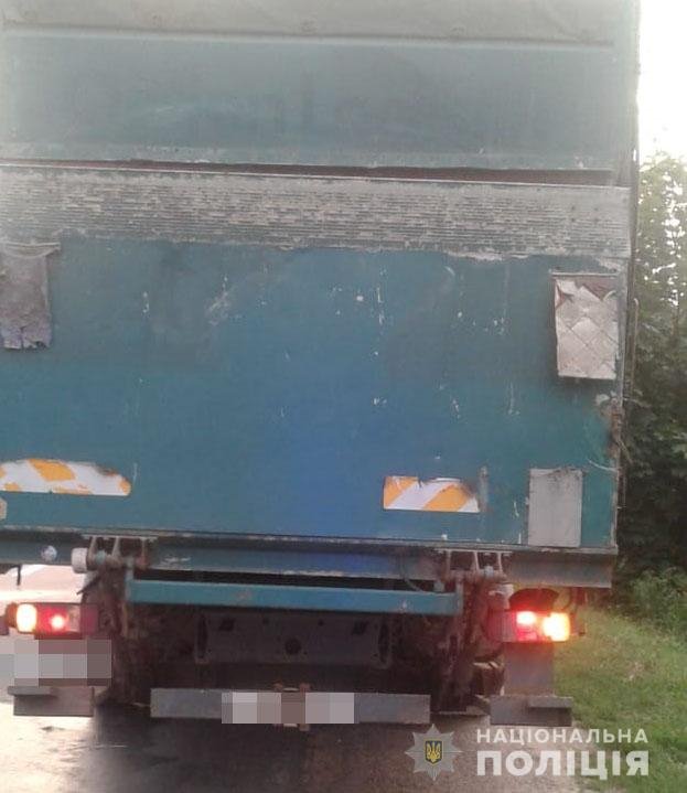 На Волині зупинили вантажівку з «лівою» деревиною. ФОТО