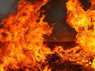 У волинському селі сталася пожежа в приватному господарстві