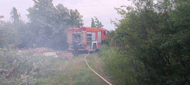 У місті на Волині горіло сміття