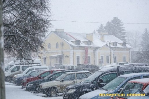 Луцьк у хуртовині. ФОТО