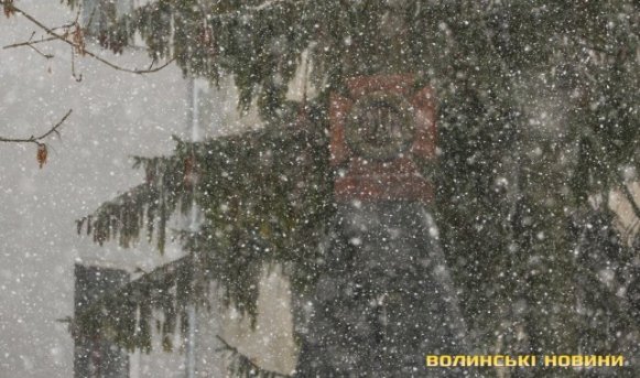 Луцьк у хуртовині. ФОТО