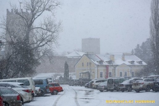 Луцьк у хуртовині. ФОТО