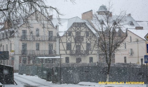 Луцьк у хуртовині. ФОТО