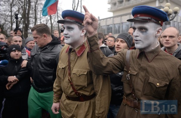 У Києві на виставку про УПА прийшли мертві енкаведисти. ФОТО. ВІДЕО