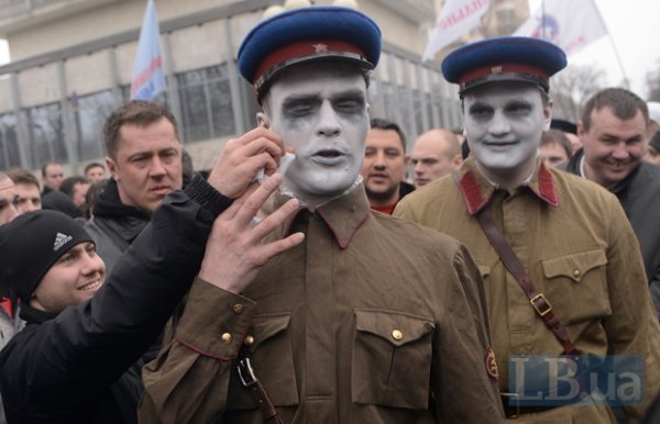 У Києві на виставку про УПА прийшли мертві енкаведисти. ФОТО. ВІДЕО