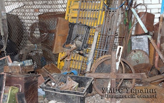 На Волині прикрили незаконний пункт прийому металобрухту. ФОТО