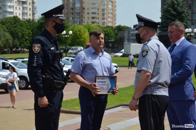 Волинські «шерифи» отримали 25 службових позашляховиків. ФОТО