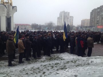 Ветерани МВС пікетують ОДА з вимогою перерахувати пенсії