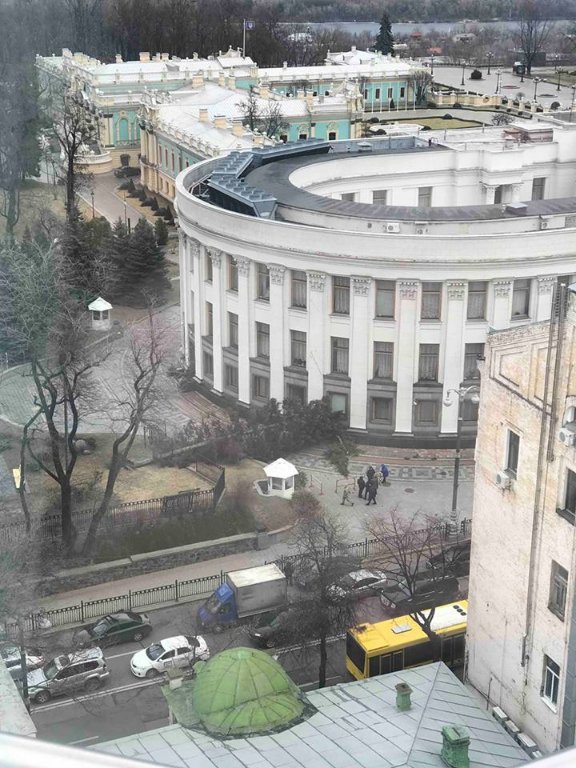 На Верховну Раду впало дерево. ФОТО