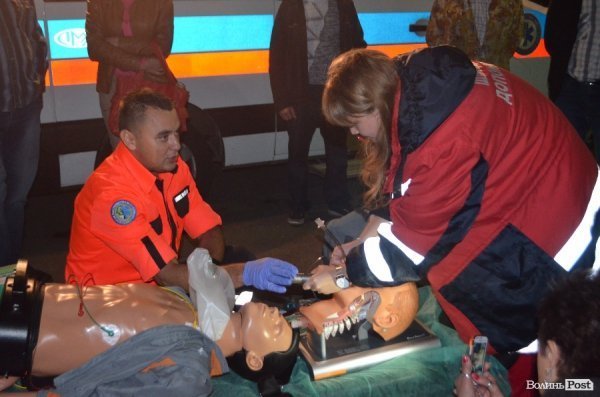 У Луцьку - навчання лікарів «швидкої». ФОТО