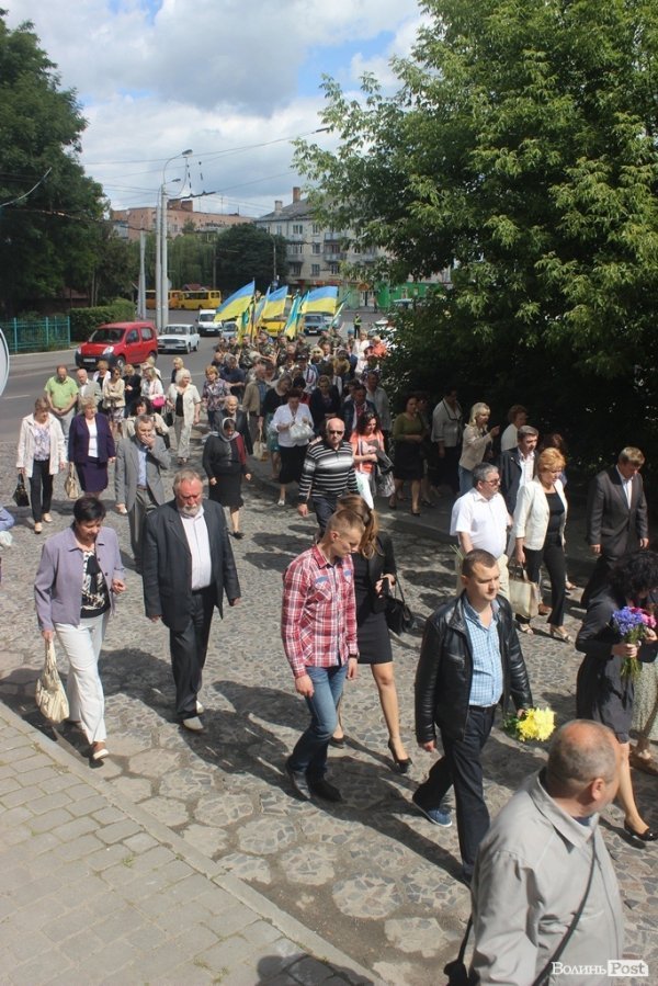 У Луцьку намалювали ікону на честь розстріляних у Луцьку в’язнів. ФОТО