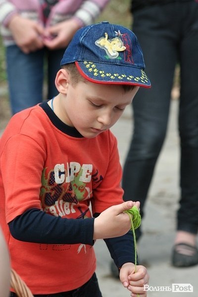 Луцького слоника одягли в’язаними клаптиками. ФОТО