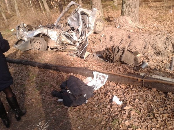 Жахлива ДТП на Волині: авто розтрощило вщент, водій помер у реанімації. ФОТО