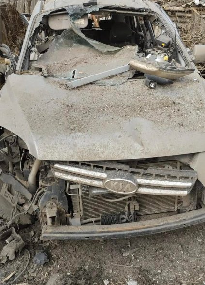 Автомобіль з волинськими військовими потрапив під ворожий обстріл. ФОТО