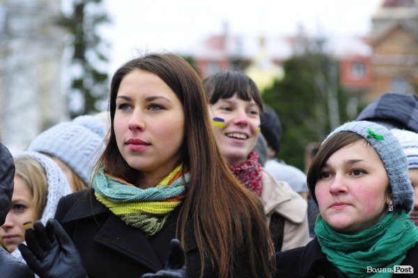 Студентський Євромітинг у Луцьку. ФОТО