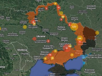 Мапу замінованих територій створили в Україні