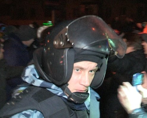 «Беркутівці», які засвітилися в нічних сутичках. ФОТО