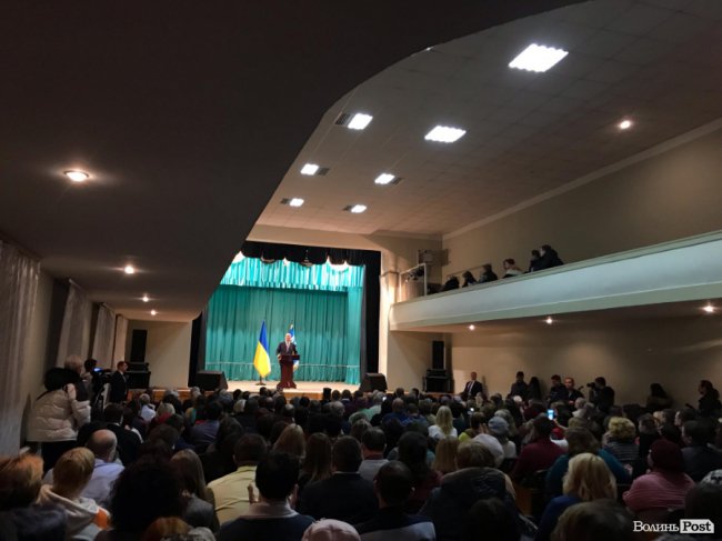 Президент України приїхав у Рожище. ФОТО