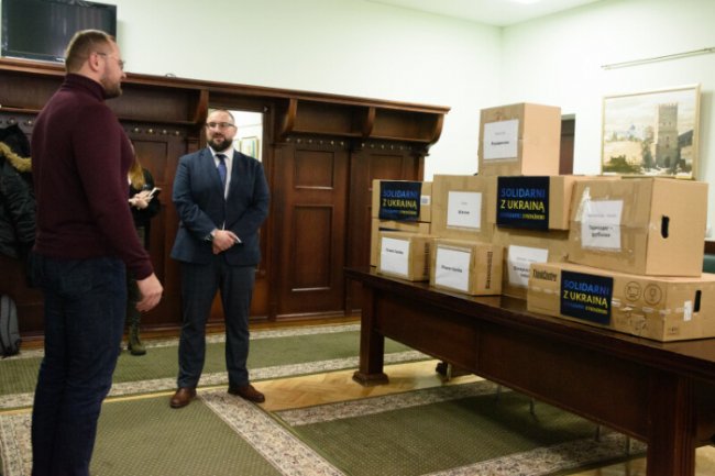 До Луцька надійшла гуманітарна допомогу від першої леді Польщі 