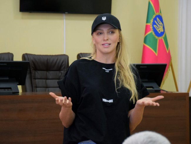 До волинських прикордонників завітала Оля Полякова. ФОТО