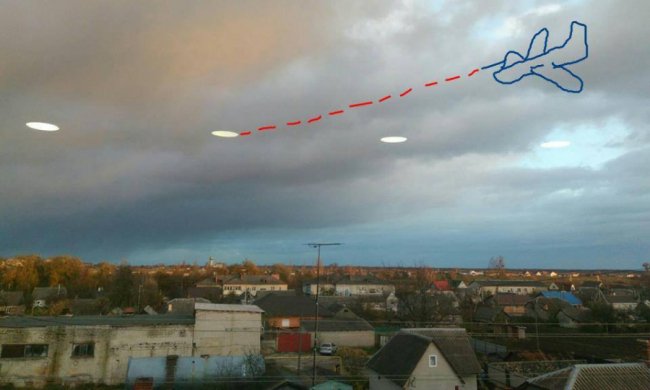 У мережі кепкують із «НЛО» над Рожищем