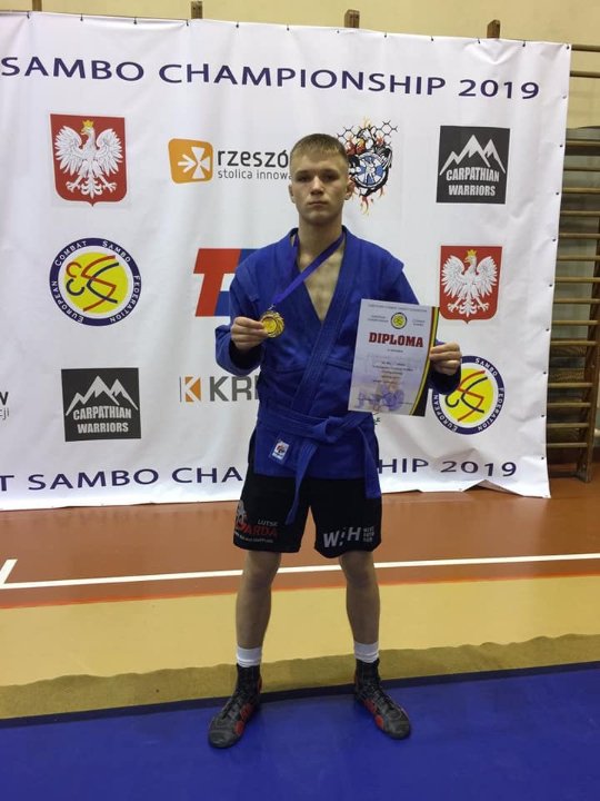 Луцький студент-самбіст став чемпіоном Європи. ФОТО