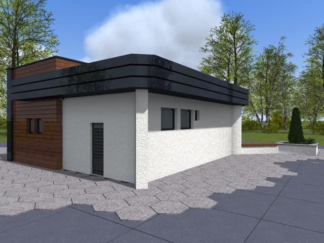 Показали, який вигляд матиме громадська вбиральня у луцькому парку. ФОТО