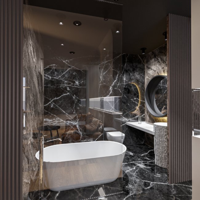 «Розумне» скло, кухня-привид і зона для плейстейшен: чим «начинена» холостяцька квартира у ЖК «StyleUP»*