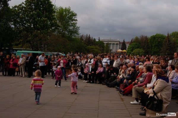 Вогнем і піротехнікою Луцьк відсалютував Перемозі