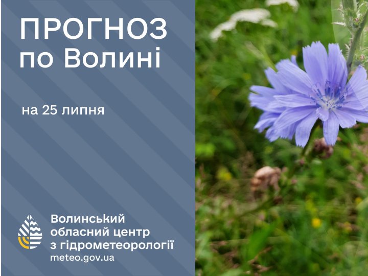 Якою буде погода у Луцьку та на Волині у п'ятницю, 25 липня