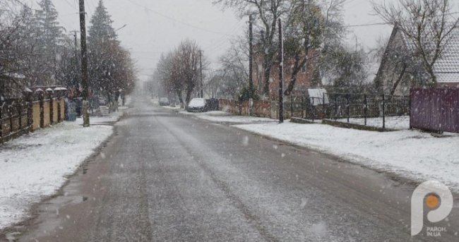 На Волині випав перший сніг. ФОТО