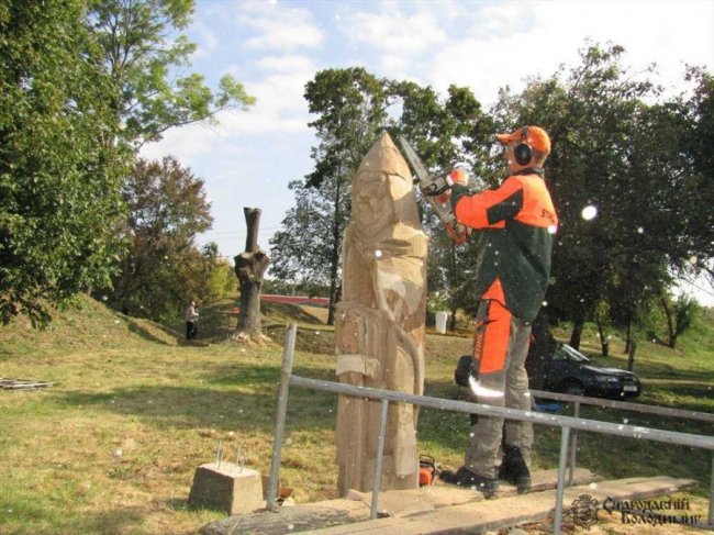 На Волині змайструють найбільший в Україні трон з дерева
